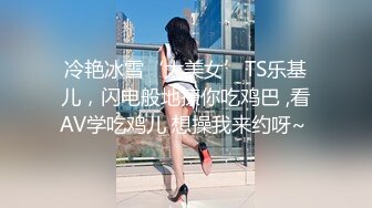 冷艳冰雪‘大美女’TS乐基儿，闪电般地撩你吃鸡巴 ,看AV学吃鸡儿 想操我来约呀~ 