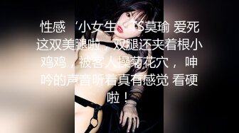 性感‘小女生’TS莫瑜 爱死这双美腿啦，双腿还夹着根小鸡鸡，被客人操菊花穴， 呻吟的声音听着真有感觉 看硬啦！