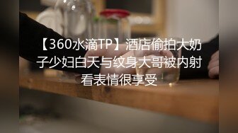 【360水滴TP】酒店偷拍大奶子少妇白天与纹身大哥被内射看表情很享受