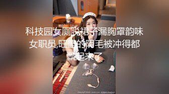 科技园女厕脱裙子漏胸罩韵味女职员,旺盛的阴毛被冲得都飘起来了