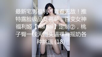 最新宅男福利！青春无敌！推特露脸极品女菩萨，百变女神福利姬【nainai】定制②，桃子臀一线天馒头逼裸舞摇奶各种挑逗 (18)