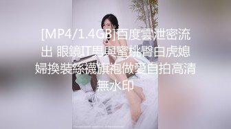 [MP4/1.4GB]百度雲泄密流出 眼鏡IT男與蜜桃臀白虎媳婦換裝絲襪旗袍做愛自拍高清無水印