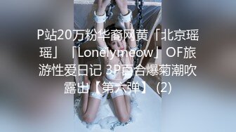 P站20万粉华裔网黄「北京瑶瑶」「Lonelymeow」OF旅游性爱日记 3P百合爆菊潮吹露出【第六弹】 (2)