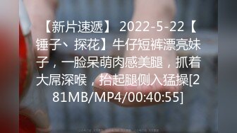 【新片速遞】 2022-5-22【锤子丶探花】牛仔短裤漂亮妹子，一脸呆萌肉感美腿，抓着大屌深喉，抬起腿侧入猛操[281MB/MP4/00:40:55]